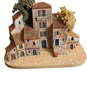 Gault Village Scene 7pc Glued on Base